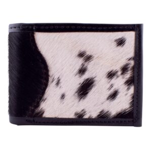 billetera de pelo y cuero